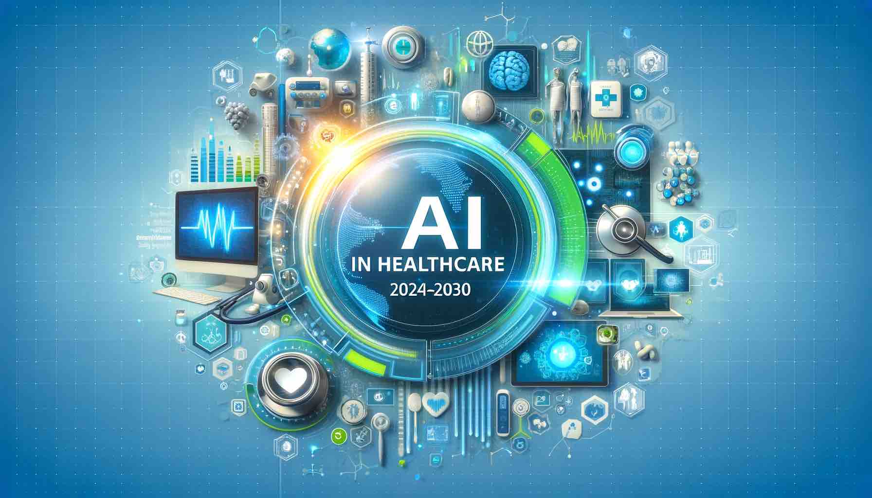 AI bubble surrounded by all medical areas it will improve