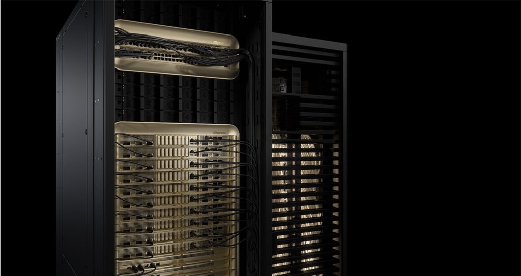 NVIDIA GB200 GPU rack system — the hardware allocation that defines competitive position in the independent GPU cloud market